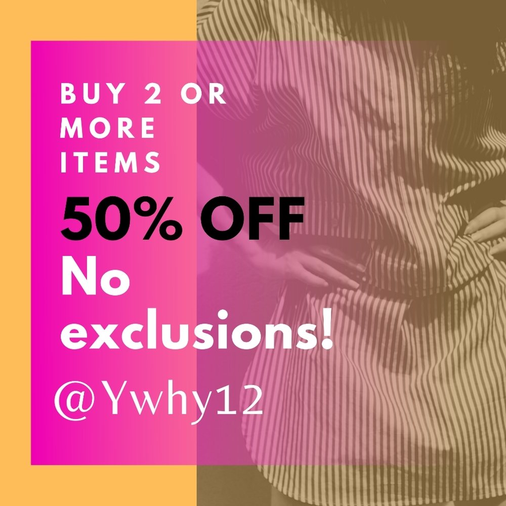 50% off everything!